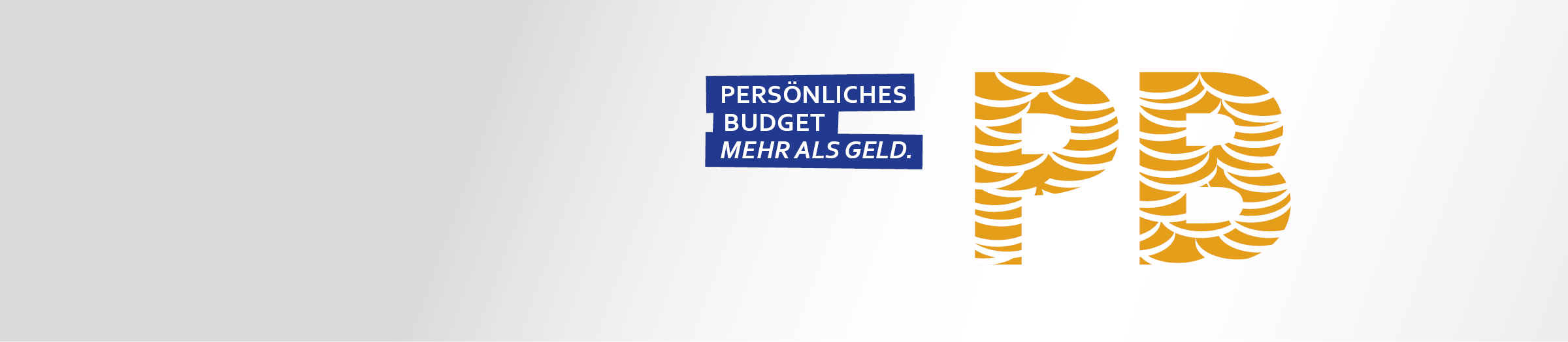 PB-Mehr als Geld - Logo der Kampagne zum Persönlichen Budget