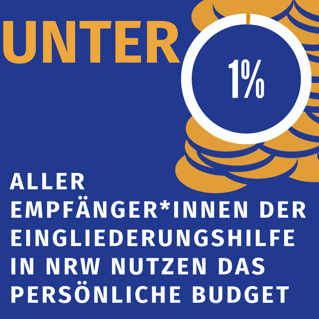 Zahlen Persönliches Budget